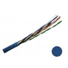 Category 5E PVC 4-Pair 24-AWG UTP Solid Cable 1000 ft Box- Blue